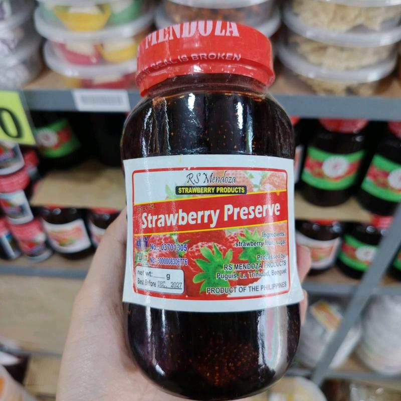 Baguio Strawberry Preserve Jam with Whole strawberri…