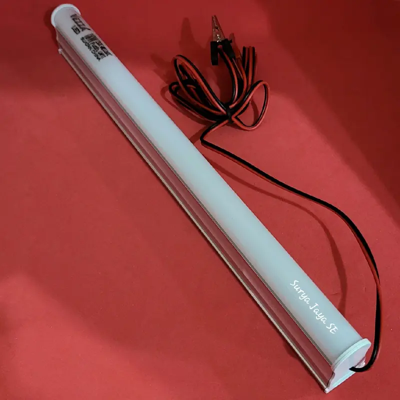 Lampu T5 LED DC Lampu Aki 18 Watt 12V Vezza Cahaya Putih Terang 0