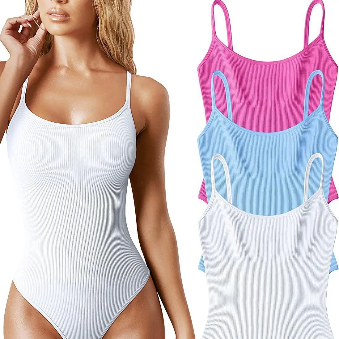 Women's Clothes Hot-Selling Summer Sexy Suspenders Tight Siamese Triangle Shorts Womenswear Bodysuits Tops Lingerie Lady Comfort Dress Basic Festival Minimalist Party Sleeveless Spaghetti Strap