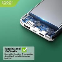Gambar PB / PowerBank ROBOT 10000mah RT12 2.4A Dual Input Port Type C & Micro USB Original Fast Charging Real Capacity dari ME STORE INDONESIA Kota Makassar 3 Tokopedia