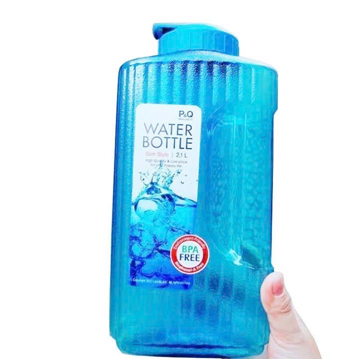 BÌNH NHỰA CHÍNH HÃNG LOCK AND LOCK 2,1 lít binh  giunhiet bình  bự