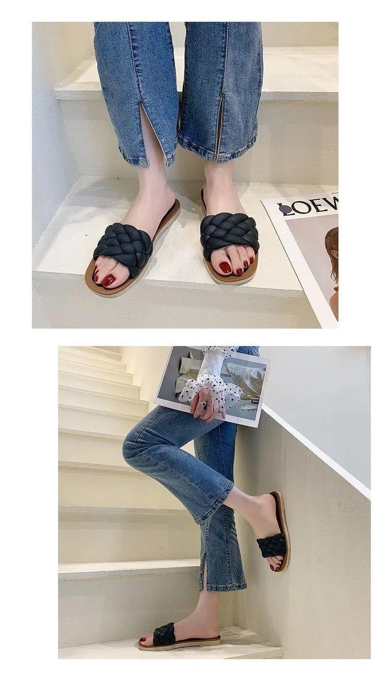 Product Introduction of Dép Đế Dày Chống Trượt, Dành Cho Nữ, Dép Quai Bệt Một Quai, Dép Dễ Phối Đồ Đi Biển Và Ngoài Trời, Hàng Mới Về Mùa Hè 2024 DéP Shoes GiàY 11