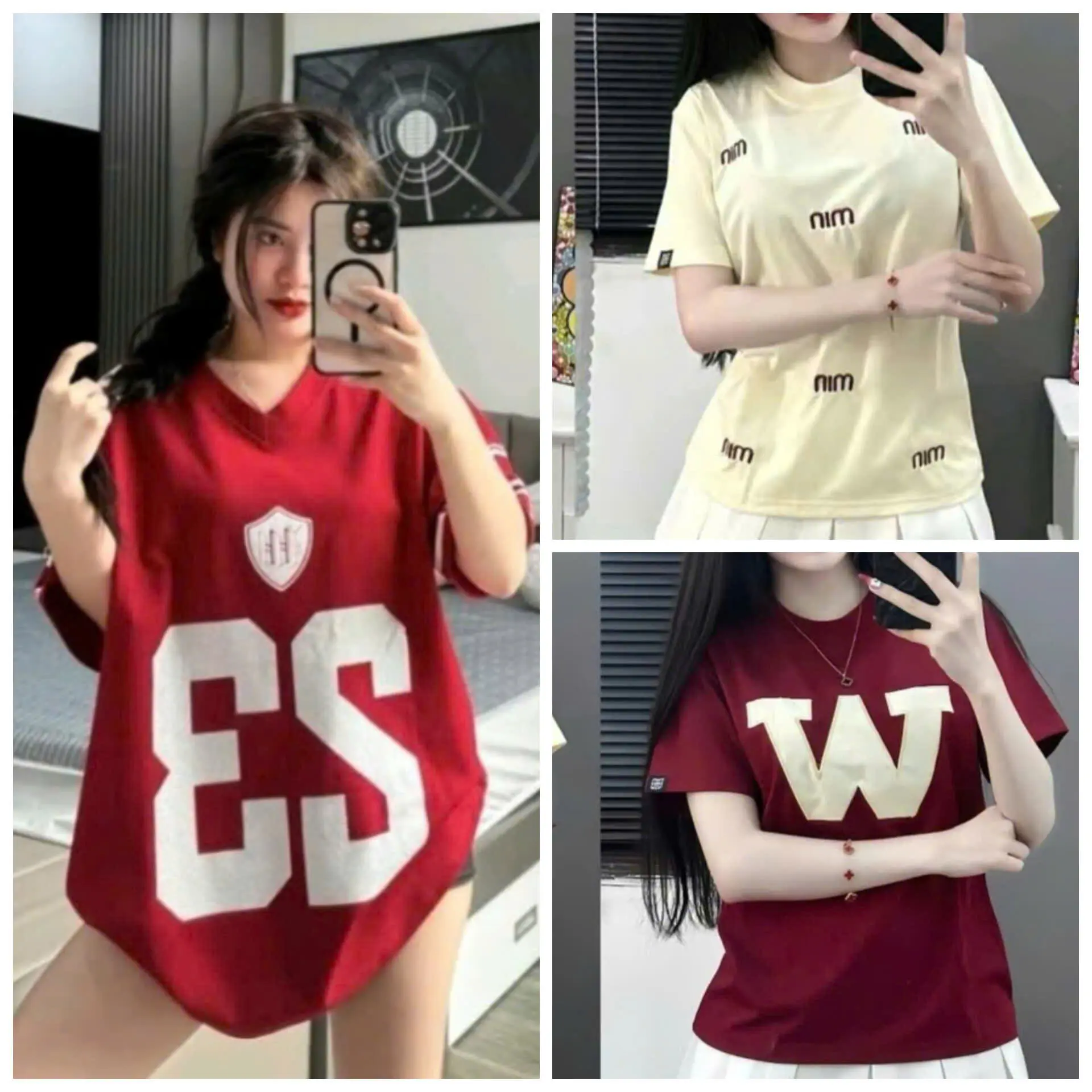 [ MẪU 05 MỚI HOT TRENDING ] Áo phông nam nữ UNISEX+23 form rộng tay ngắn cổ tròn Top Women Đỏ Voi áothunnu
