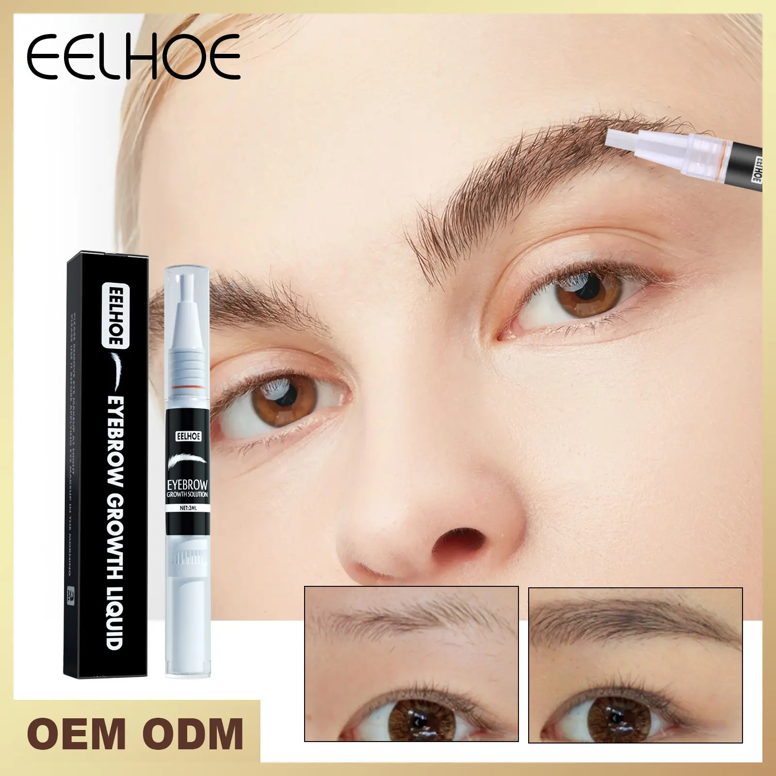 Dung Dịch Dinh Dưỡng Lông Mày Nuôi Dưỡng Lông Mày, Kích Thích Mọc Tự Nhiên, Làm Đen, Dày Và Sửa Chữa, Chứa Chất Lỏng Cho Lông Mày Và Mọc Lông Mi