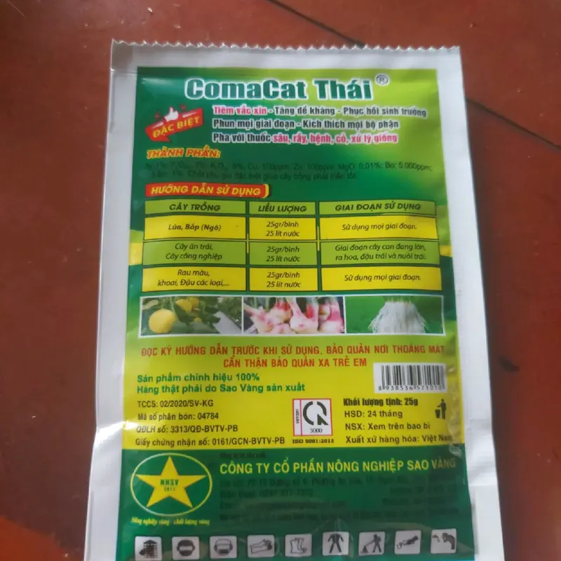 Comacat Thái A Đến Z gói 25gr 2