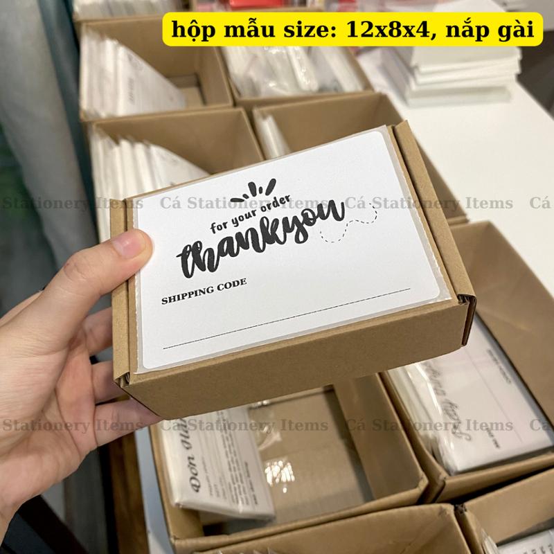 Cá | Set 50 phiếu giao hàng có keo, phiếu ghi mã đơn hàng size 7x10cm - T8 2