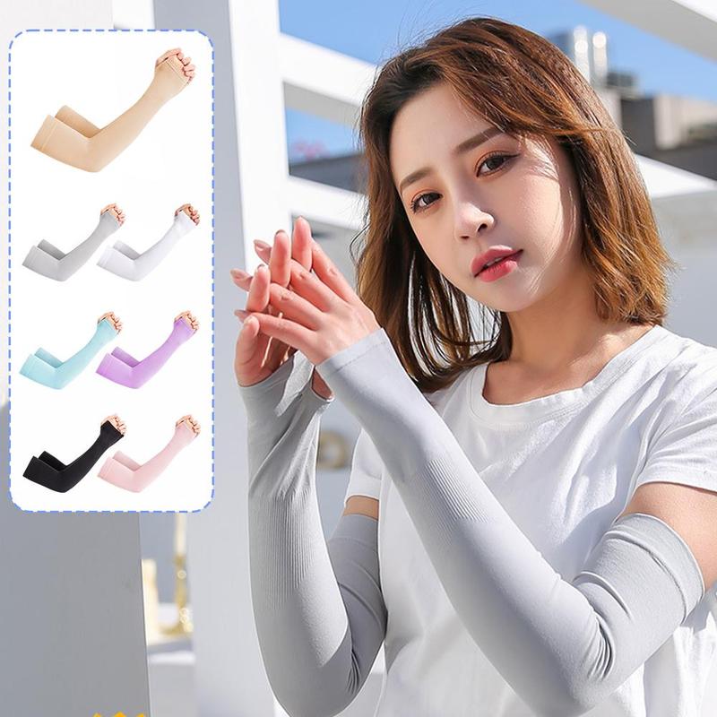 Product Introduction of Unisex Summer Arm Sleeves Sun UV Protection Breathable Cooling Arm Covers For Outdoor Cycling Running Mountaineering Arm Protection 15