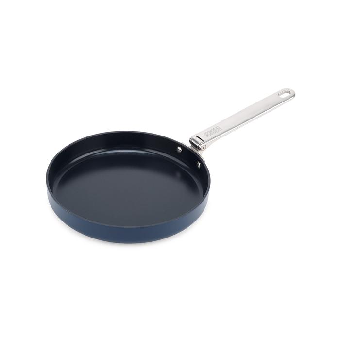 Gambar Joseph Joseph Space Folding Handle Ceramic Non-stick 24cm Blue Frying Pan / Wajan Anti Lengket Kecil  Kitchenware dari Joseph Joseph Indonesia Kota Administrasi Jakarta Selatan Tokopedia