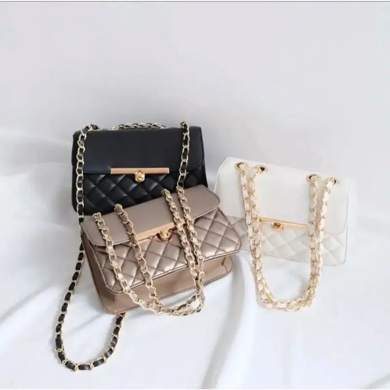 IZNADA BAGS - Paket Bundling Tas Selempang Wanita Tote 100rb dapat 4 Tas Tersedia Warna Hitam Full Ransel Backpack 7
