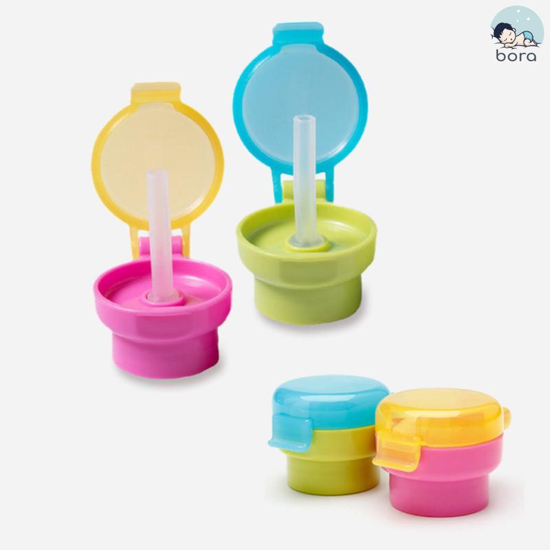Bộ chuyển đối sang ống hút gắn chai nước cho bé, chống đổ, chống sặc. 9