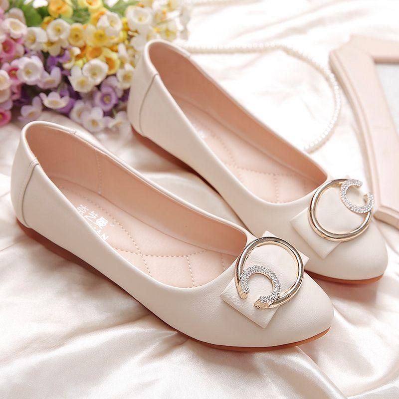 Product Introduction of Giày Nữ Tods, Baimuniao, Đế Mềm, Da Mềm, Thích Hợp Cho Mùa Lò Xo Và Mùa Thu, Giày Sữa, Giày Đế Bằng Thoải Mái Thường Ngày Mùa Hè, Hàng Mới Về 15