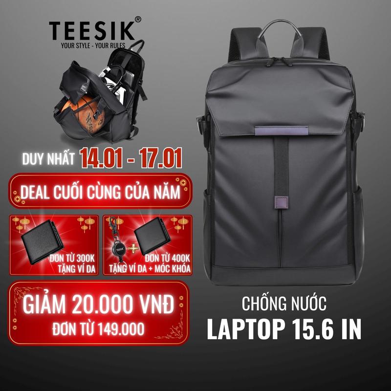 Balo nam balo nữ đi học TEE SIK balo đi học cho nam đựng laptop chống thấm nước nhiều ngăn in BL06 - balo đựng quần áo Bag Đeo Vai