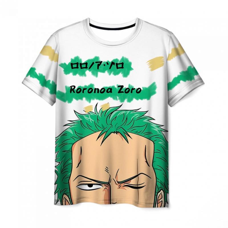 Product Introduction of Summer casual fashion 3D T-shirt casual men's Luffy short-sleeved 3D printing one-piece animation Menswear Top 9