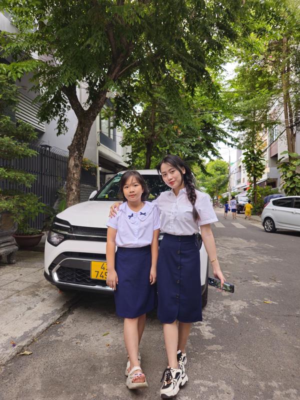 Áo đồng phục học sinh cấp 1 - Áo sơ mi nữ cổ bèo học sinh tiểu học cao cấp 2025 4