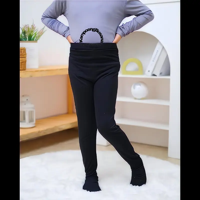Celana Legging Wudhu Basic Anak Polos Fashion 3