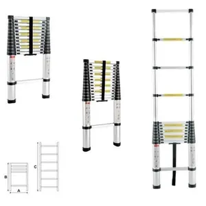 Tangga Lipat Teleskopik 6M SINGLE Type I RM / Tangga Lipat Aluminium Telescopic 6 Meter  Teleskopic Ladder 6 M
