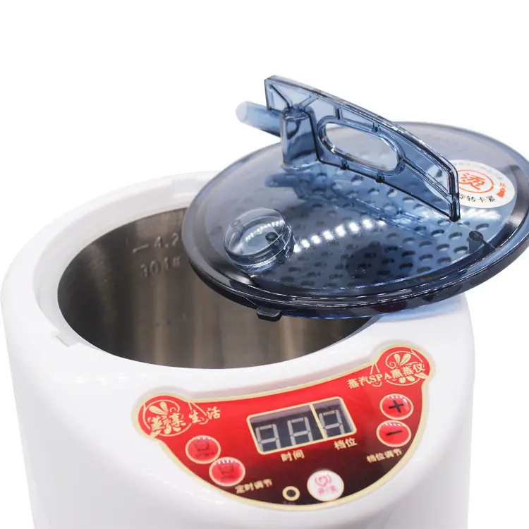 Nồi Xông Hơi Điện Tại Nhà Mini 2L 3L 4L Dùng Cho Gia Đình, Sau Sinh, Spa-Có Tích Hợp Remote 3