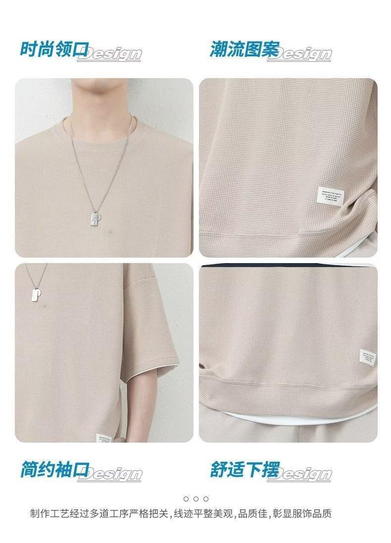 Product Introduction of Bộ Đồ Thể Thao, Chất Liệu Bánh Quế, Dành Cho Nam Giới, Mặc Mùa Hè, Thiết Kế Băng Và Thoáng Khí, Áo Sơ Mi Ngắn Tay Và Quần Đùi, Bộ Hai Mảnh, Hợp Xu hướng, Quần Áo Nam 6