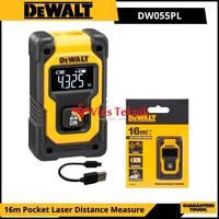 Gambar DEWALT DW055PL Meteran Laser Mini 16m Pocket Laser Distance Measure DW 055 dari Vins Teknik Bekasi Kota Bekasi 1 Tokopedia