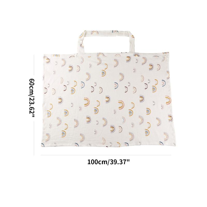 Product Introduction of Nursing Cover for Baby Breastfeeding, Breathable Cotton Breast Feeding Cover Adjustable Nursing Apron for Mother 0