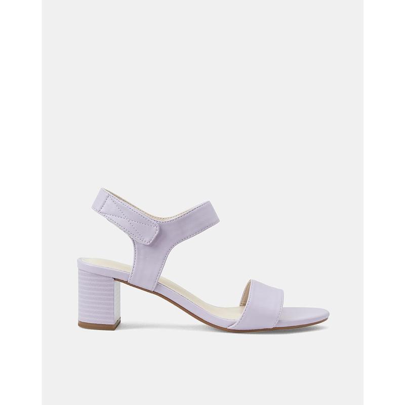 JUNO Giày Sandal Gót Vuông Quai Xé Dán - SD05003