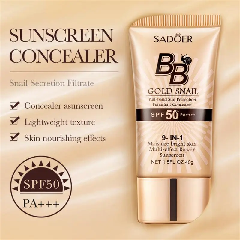Kem Chống Nắng, SPF50, Kem Nền Che Khuyết Điểm, Kem Dưỡng Da Trong Suốt, Kem Khuôn BB, Thích Hợp Cho Mặt Và Cơ Thể, Chống Nắng Mặt Trời, Kem Dưỡng Ẩm Làm Trắng, Lâu Trôi 1