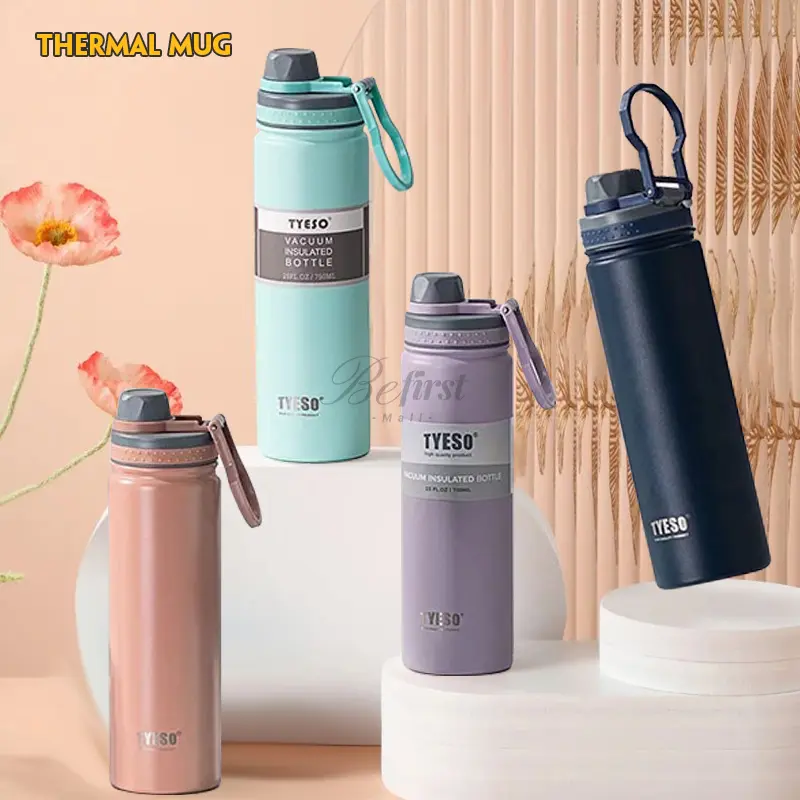 Botol Air Keluli Tahan Karat, Kapasiti 750ml, Sesuai untuk Penyimpanan Sejuk, a2631