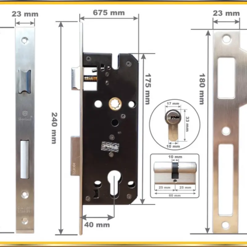 Kunci Pintu Besar Set Model Minimalis Kunci Pintu Model Pisah Stanlis Sus 304 Kunci pintu Rumah Ukuran Besar Bahan Asli Stainless Sus 304 Anti Karat Tinggal Pasang 1