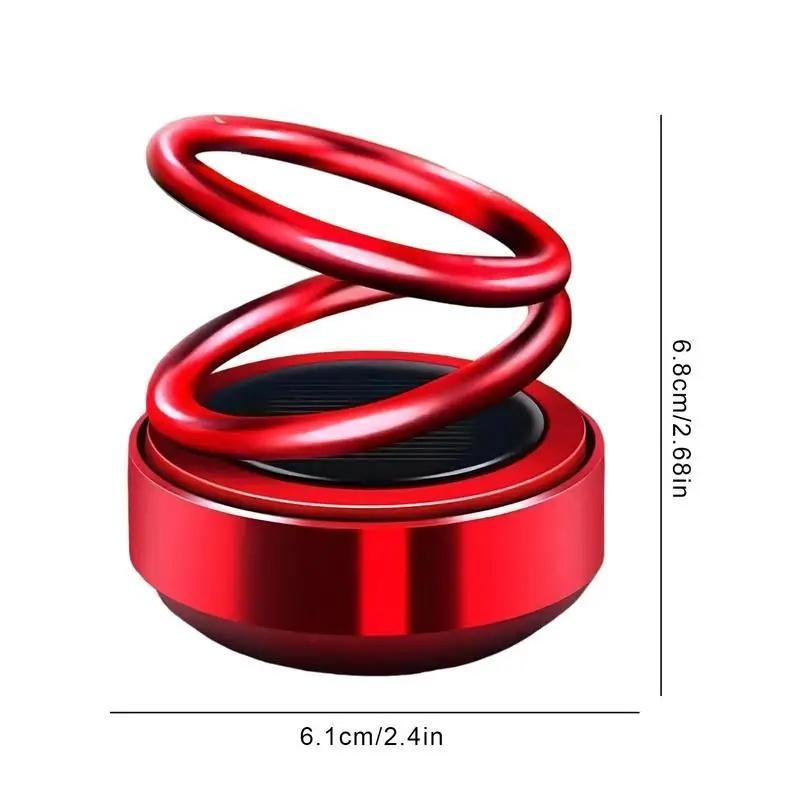 Car Aromatherapy Diffuser, Solar Powered Rotating Car Air Freshener, Solar Energy Rotating Air Freshener for Car & Home, Car Interior Decoration Accessories 1