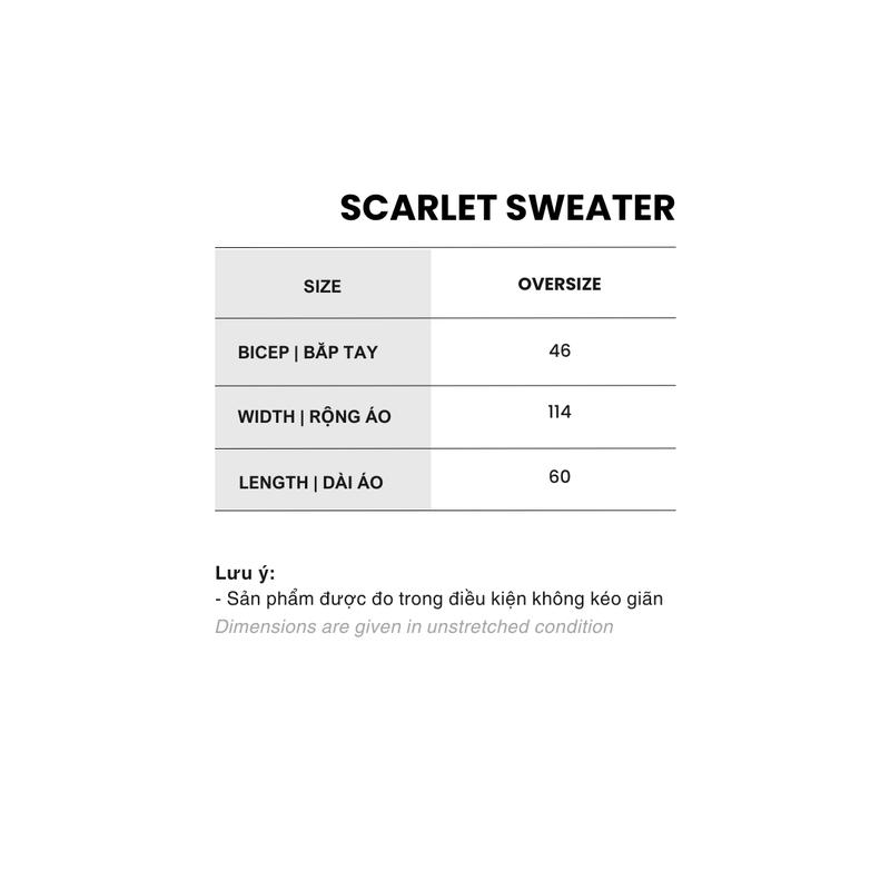 Product Introduction of HIGHCHIC - SCARLET SWEATER  - ÁO LEN THUN - Nữ Women Top Dài Tay 0