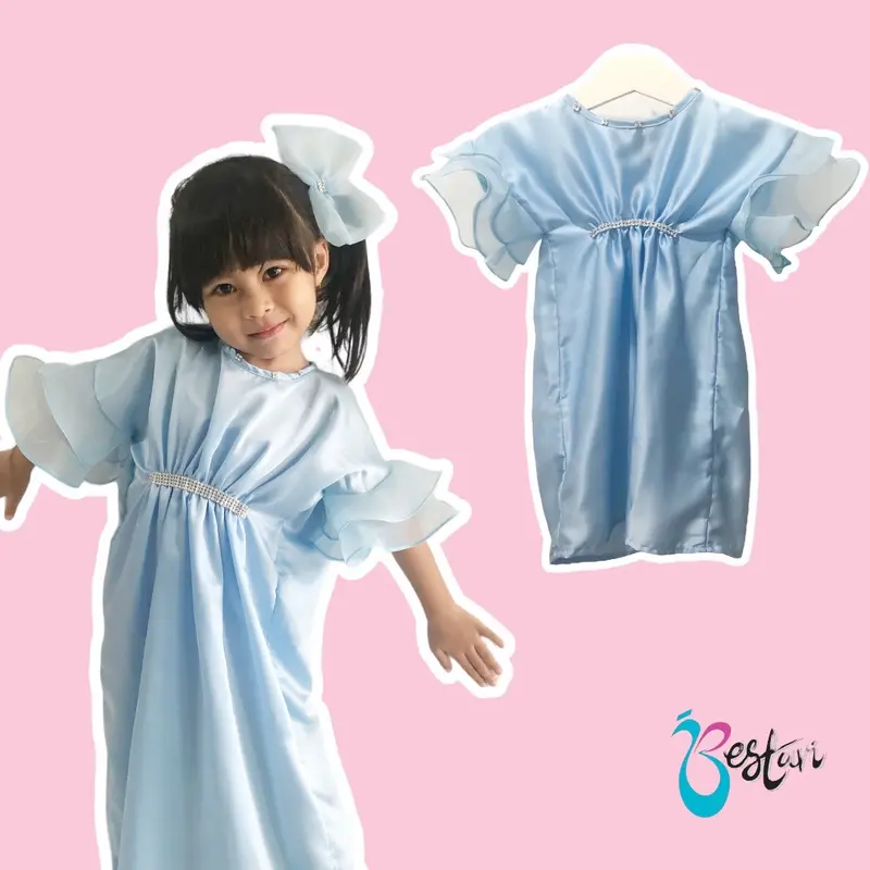 Kaftan Anak Lolita by Bestari muslim baju Lebaran Cewek Gamis 6-7 tahun 5