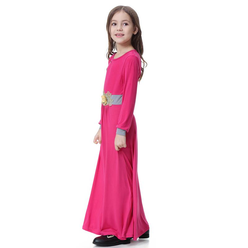 Product Introduction of 4-16 years old Muslim Girl Skirt Set Muslim Girl Long Dress Set Muslim Girl Clothing Girl Batman Skirt Set Children's Clothing South East Asia Girl Long Dress Dress 28