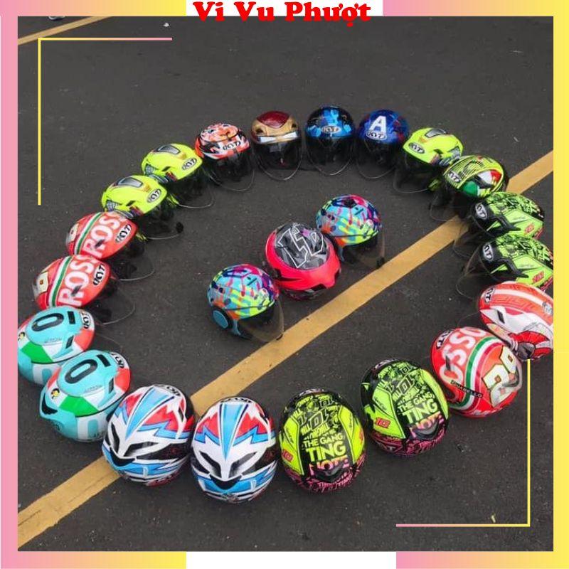 Nón bảo hiểm KYT 3/4 , Mũ bảo hiểm KYT 3/4 Venom Helmet Helmet Phụ Kiện Đội Đầu Phụ Kiện Đội Đầu