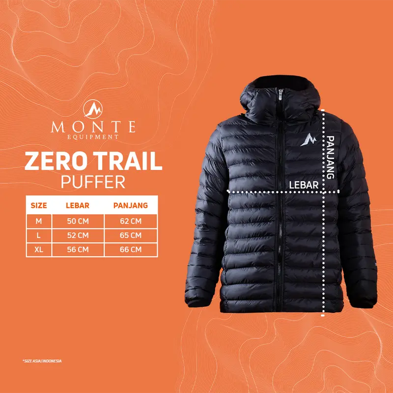 MONTE - PUFFER JACKET - ZERO LITE TRAIL 8