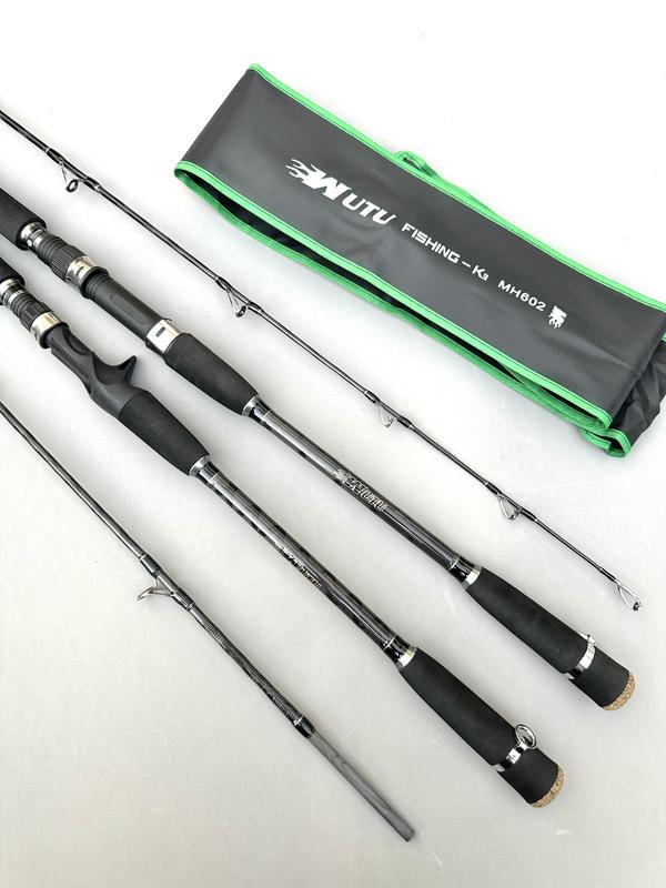 Cần Câu WuTu Fishing - K3 Carbon Xoắn X Độ Cứng MH Hàng Chính Hãng