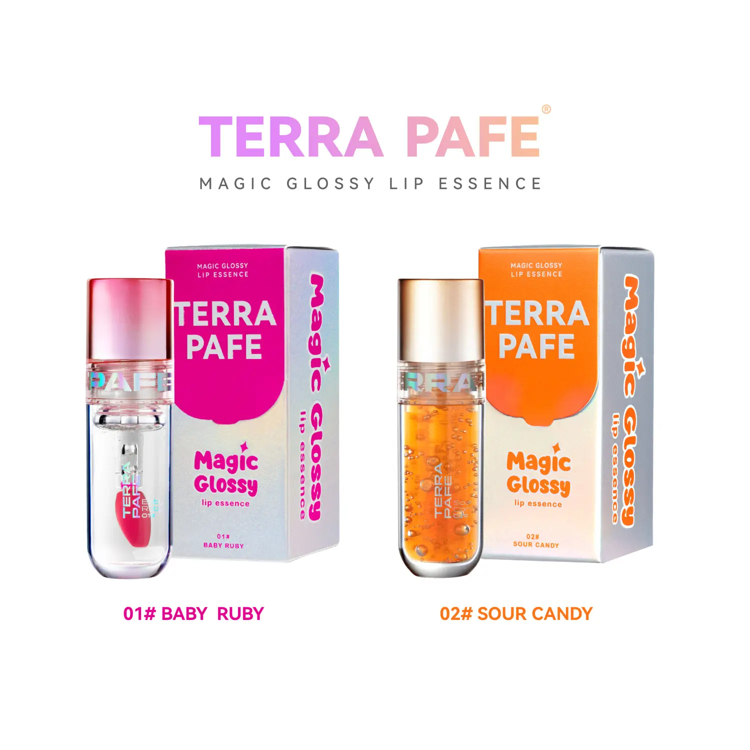 Terra Pafe Lip Essence - 1 piece: Plump & Protect, Moisturize Lips, Natural Extracts, Lightweight & Non-sticky, Color-Adaptive & Long-lasting Shine