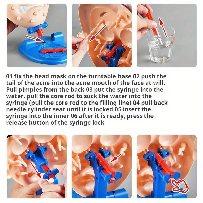 Squeeze Pimple Toy, 1 Box Parent-child Interactive Stress Relief Toy, Educational Desktop Game Toy for Kids, Funny Toy for Boys & Girls 4