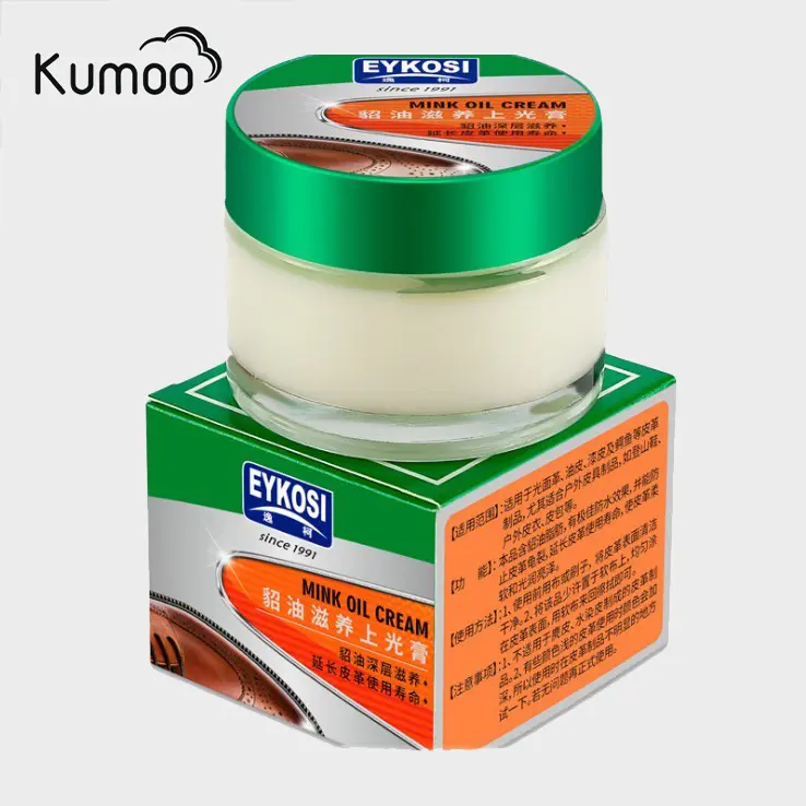 Xi Dưỡng Giày KUMOO Xi Dưỡng Da Giày Dép EYKOSI Tinh Chất Dầu Nhờn Chồn Mỹ