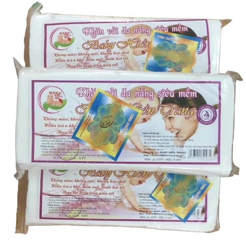 Khăn Giấy Khô Đa Năng BABY Hiền Trang Gói 170g Cho bé Khăn Tắm Multicoloured Dùng một lần combo thu trùm sơ sinh vaikhodanang Kem đi du lịch trai ngẫu nhiên