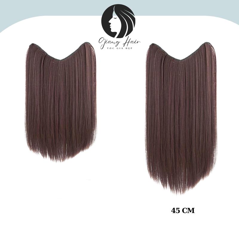 Product Introduction of Tóc giả mảnh nối làm phồng chân tóc độn phồng 2 bên bản 45cm-M6 20