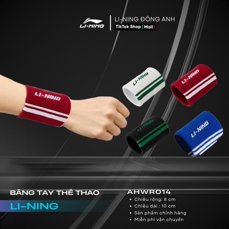 Băng tay chặn mồ hôi chính hãng Li-Ning AHWR014 ( Nhiều màu ) thấm hút mồ hôi chơi cầu lông,tennis,pickle ball 0