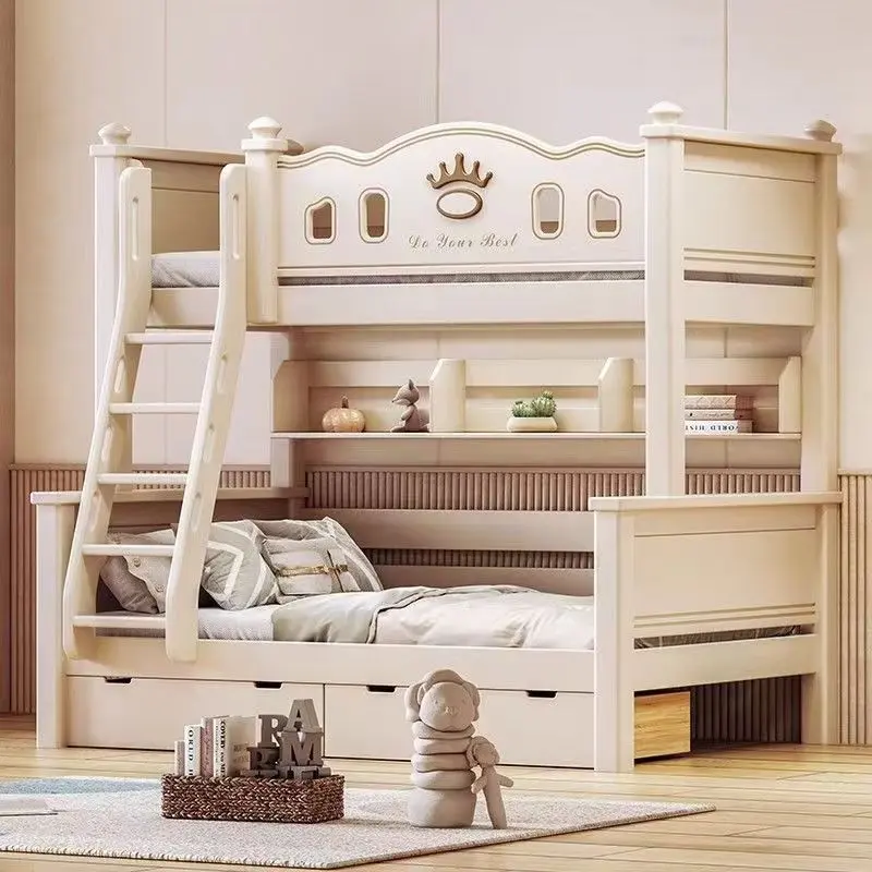 【SG Sales】Bunk Bed Frame Bunk Beds Loft Beds Wooden Bunk Beds Bed Frames With Storage Cabinets  High Low Bed Bunk Beds For Kids Bunk Beds For Adults Bunk Beds Closet Bunk Beds