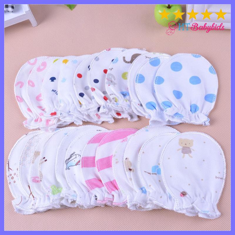 Bao Tay Vớ Tay Cho Bé Sơ Sinh 0 - 6 Tháng Cổ Bo Cổ Chun Chất Liệu Cotton Mềm…