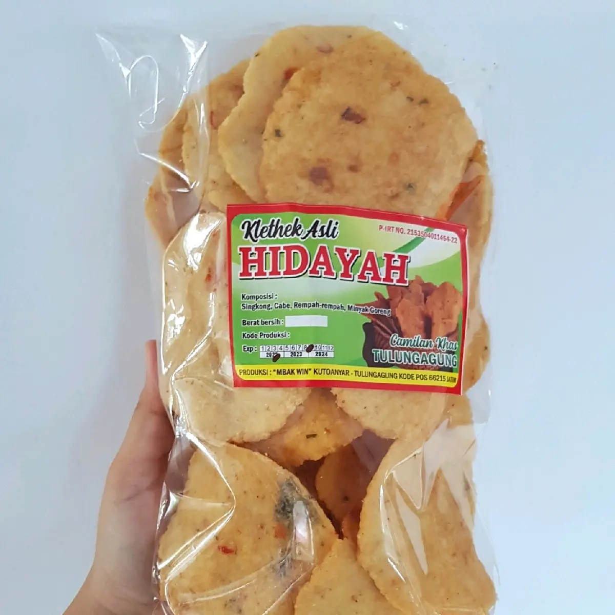 KERIPIK KLETEK HIDAYAH 215gr
