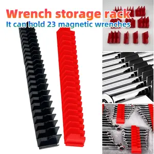 23 Slots Rak Kunci Pas Magnet Tool Holder Wrench Organizer Utk Set Kunci Pas/Wrench Set