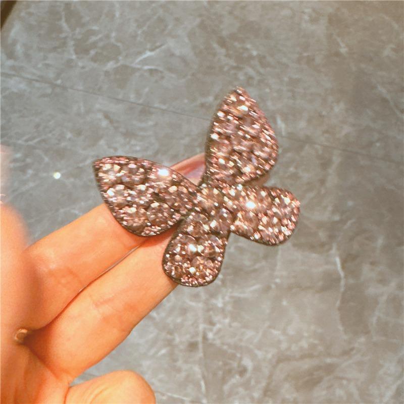Product Introduction of Sweet Cool Butterfly BB Clip Fashion Shining Personalized High Quality Hairpin Exquisite Light Luxury Advanced Sense Gifts Headwear 29