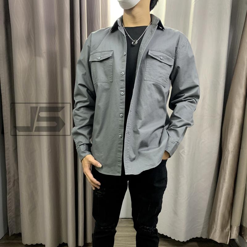 Áo Khoác Sơ Mi Kaki Tay Dài Nam Menswear