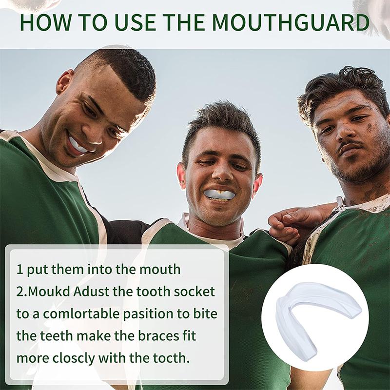 Product Introduction of Preferred Taekwondo Karate MMA Muay Thai Mouthguard Strawball Baseball Sports Rubber Shield Oral Teeth Protection Boxing 21