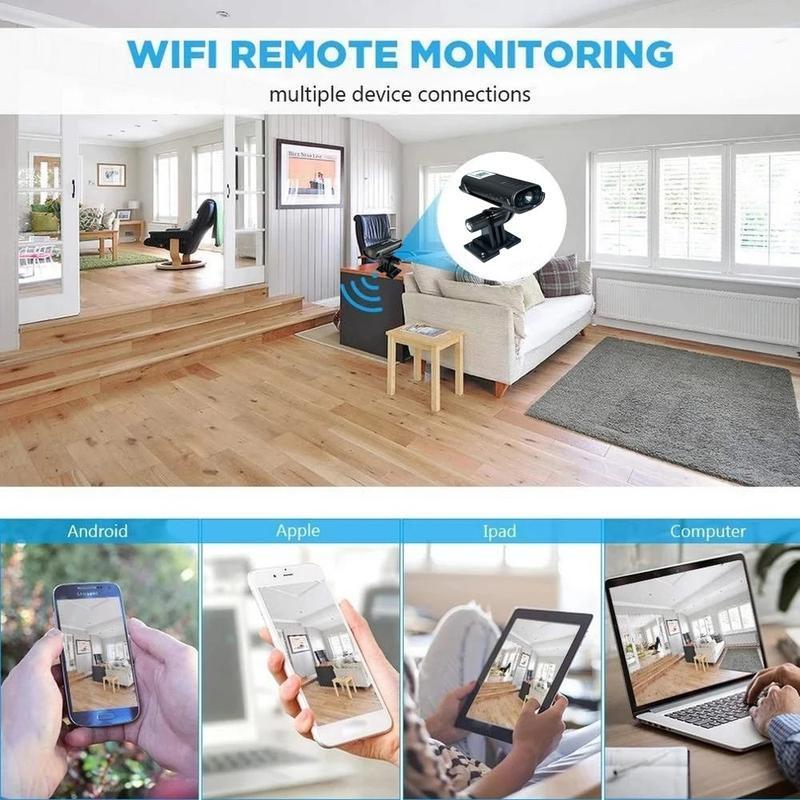 Product Introduction of 1080P Spy Camera Mini Wifi Baterai Internal FHD 2MP Kamera Cctv Mini Tersembunyi Security Cameras Pengintai Mini Kamera Kecil Tersembunyi Tanpa Wifi Ip Camera Cctv Wifi Spy Cam Kamera Pengintai Mini with Night Vision Wireless Smart 24