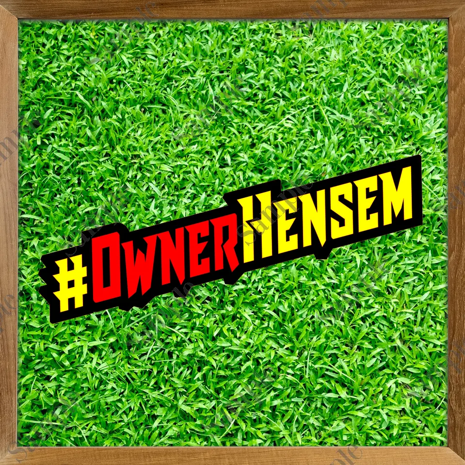 STICKER HASHTAG PARODY #OWNERHENSEM - OUTDOOR & WATERPROOF Accessories Automotive Stiker Motorcycle Accessories Automotive